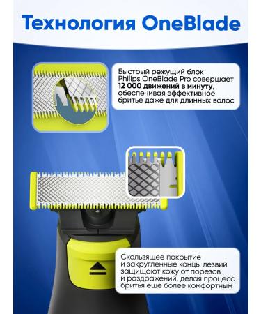 PHILIPS Brim-trimmer Oneblade Pro Qp6506 15 - Buy Online on GoSupps.com