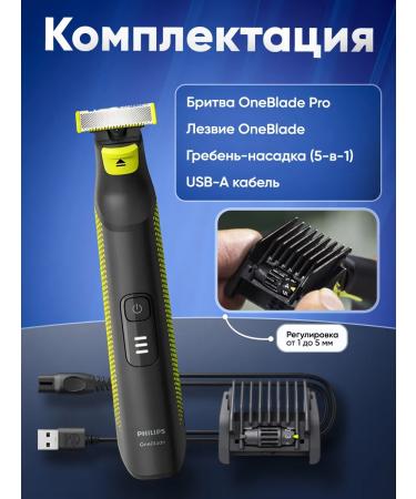 PHILIPS Brim-trimmer Oneblade Pro Qp6506 15 - Buy Online on GoSupps.com