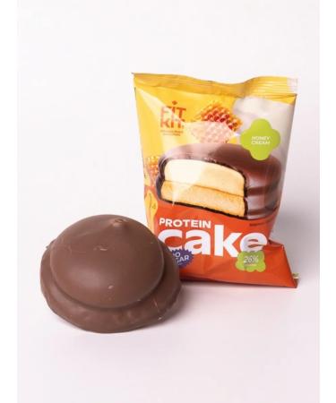 FIT KIT Cookies Protein honey cream glazed 10pcs 50g - Buy Online on GoSupps.com