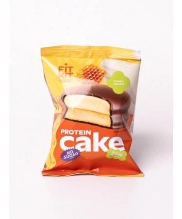 FIT KIT Cookies Protein honey cream glazed 10pcs 50g - Buy Online on GoSupps.com