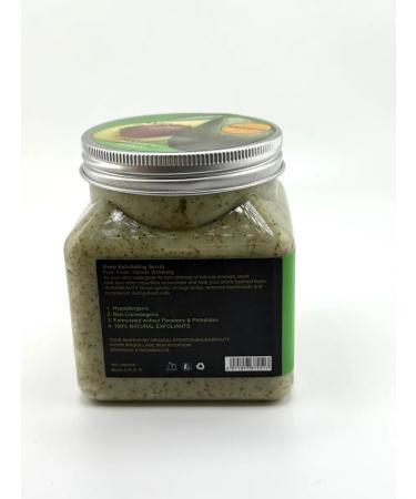 kosmosKS Body scrub deep power with avocado aroma - Buy Online on GoSupps.com