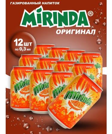 RATED PRODUCTS Mirinda carbonated drink Mirinda 300ml x 12 jars
