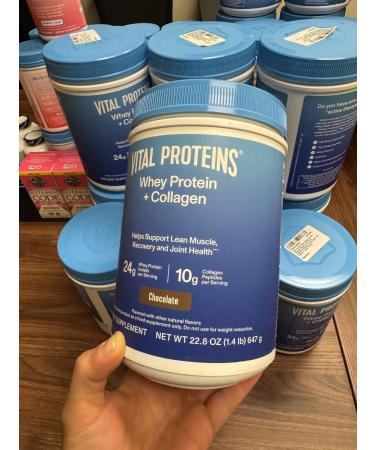 Vital Proteins Collagen Chocolate 647 g - Buy Online on GoSupps.com