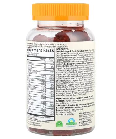 Garden of Life Organics multivitamins fruits 120 bears - Buy Online on GoSupps.com