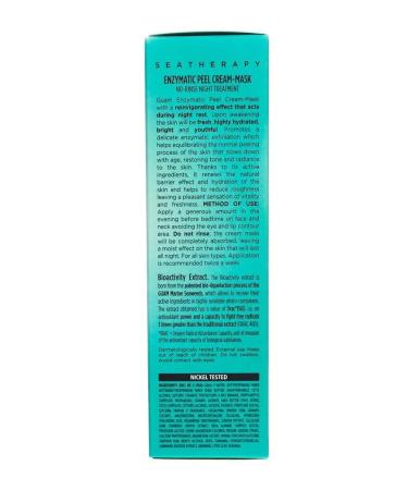 GUAM Facial mask Enzymal Night Seatherapy 75 ml - Buy Online on GoSupps.com