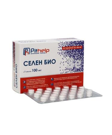 PH Pithelp Nutritional Aid Selenium 100 mcg. Antioxidant in the form of a teexen - Buy Online on GoSupps.com