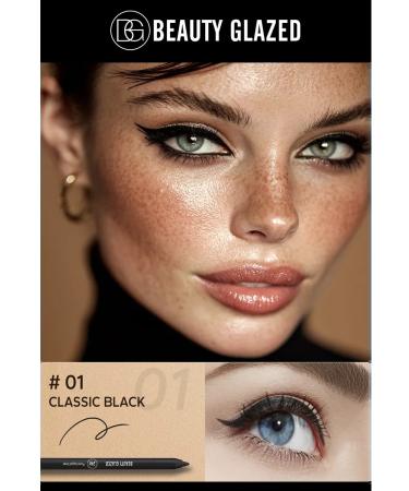 BEAUTY GLAZED Black Pencil for the Eye Kayal - Buy Online on GoSupps.com