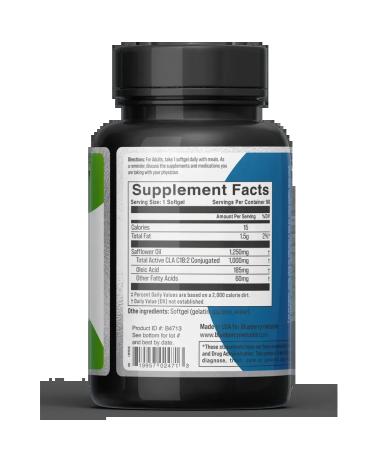 Blueberry Naturals CLA for metabolism 1000 mg 90 capsules - Buy Online on GoSupps.com