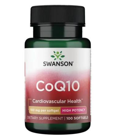 Swanson USA Coenzyme Q10 100 mg 100 capsules