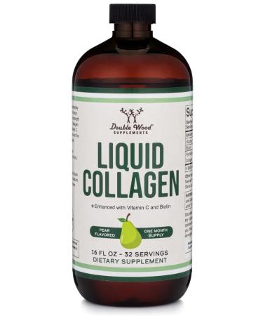 Double Wood Supplements Liquid collagen without sugar with a pear taste