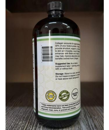 Double Wood Supplements Liquid collagen without sugar with a pear taste - Buy Online on GoSupps.com