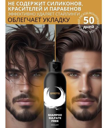 EFFETTO Hair shampoo is a suckup. Excellent 200ml - Buy Online on GoSupps.com