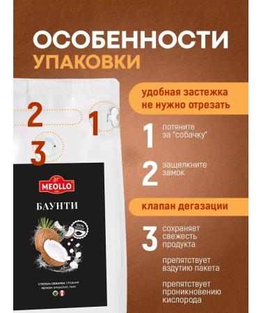 MEOLLO Coffee ground arabica flavored set No. 1 - Buy Online on GoSupps.com