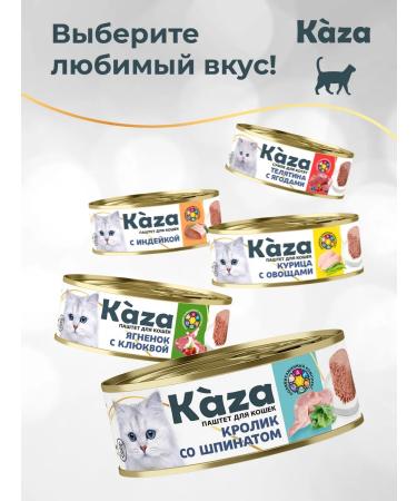 Kaza Wet dog food paste meat assorted with vegetables 12x100g - Buy Online on GoSupps.com