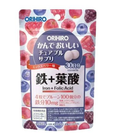 Orihiro Iron iron with vitamins for immunity 120 tablets