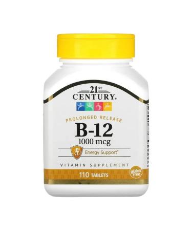 21st Century B-12 1000 MCG vitamin B-12 110 tablets