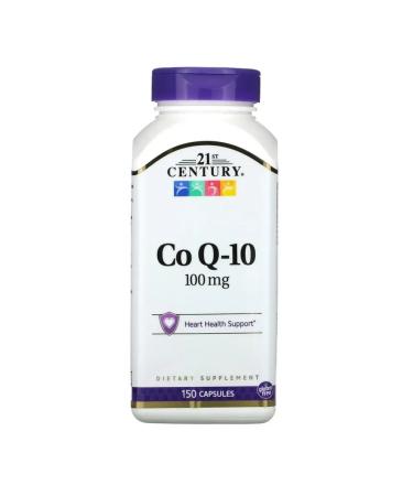 21st Century CO Q-10 100 Mg Coenzym Q10 150 capsules