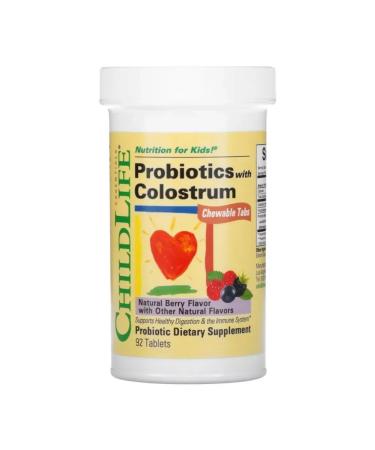 ChildLife Probiotics with colostrum probiotics for children 92 tablets - Buy Online on GoSupps.com