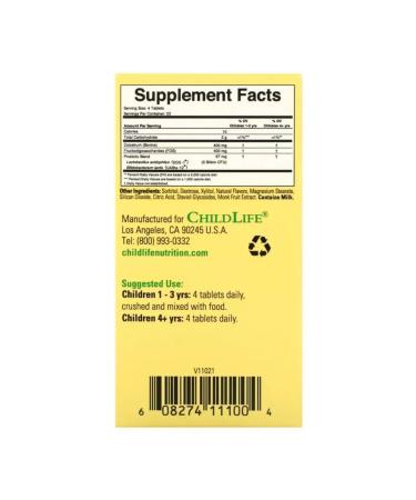 ChildLife Probiotics with colostrum probiotics for children 92 tablets - Buy Online on GoSupps.com