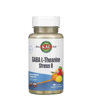 KAL Gaba L-Theanine Gaba L-Thenine Stress B 100 tablets
