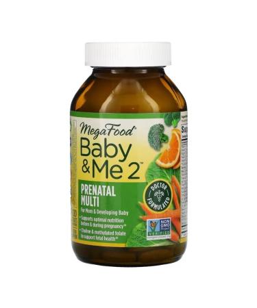 MegaFood Baby & Me Prenatal Complex 120 tablets