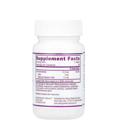 Optimox IDoral iodine 12.5 mg 90 tablets - Buy Online on GoSupps.com