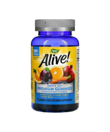 Nature's Way Alive Men's 50+ multivitamins for men 50+ 75 tablets