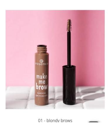 ESSENCE lash and brow Eyebrow mascara 01 light brown - Buy Online on GoSupps.com