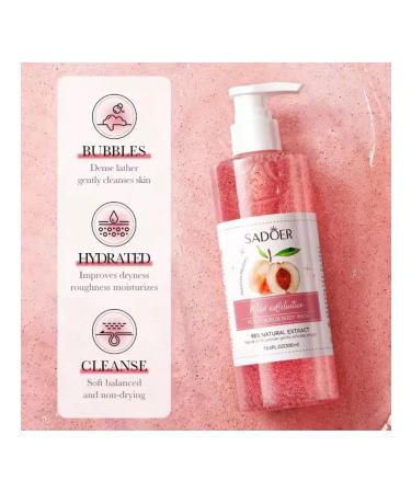 Body scrub exfoliating peach - Buy Online on GoSupps.com