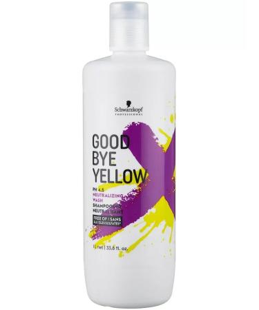 Schwarzkopf Professional Goodbye yellow shampoo Salufantic tinting 1000 ml