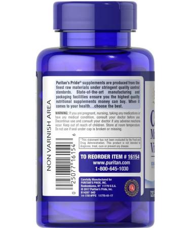 Puritan's Pride Calcium & magnesium Calcium Magnesium Vitamin D3 120 capsules - Buy Online on GoSupps.com