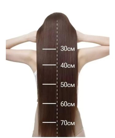 SLAVIC HAIR Company Natural straight hair for extension on tapes 50cm - Buy Online on GoSupps.com