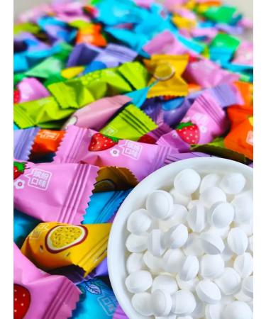 China Refreshing fruit dragee sweets without sugar 500g - Buy Online on GoSupps.com