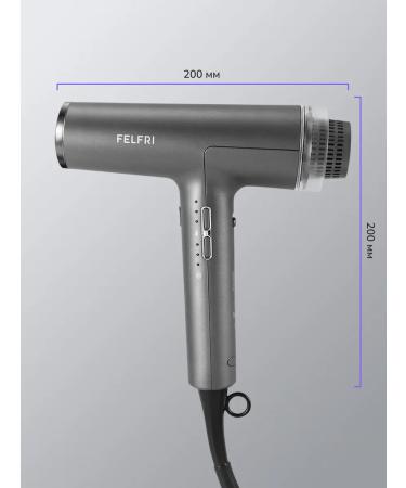 FELFRI Hair hair dryer Powerful with nozzles - Buy Online on GoSupps.com