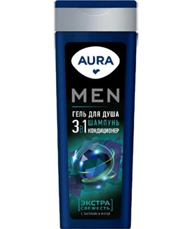 Aura Shower gel 3B1 Extra Freshness 380 ml