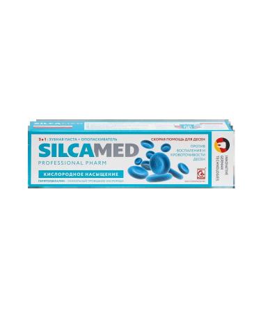 SILCAMED Toothpaste and rinse aid 2 in 1 oxygen 100 g - Buy Online on GoSupps.com