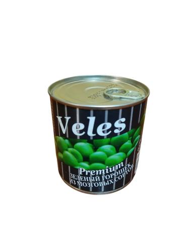 Veles Peas green higher variety with a ring of 420g - 2pcs