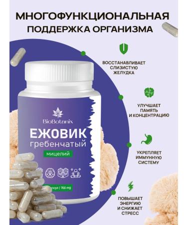 BioBotanix (Lions Mane) 120 600  - Buy Online on GoSupps.com