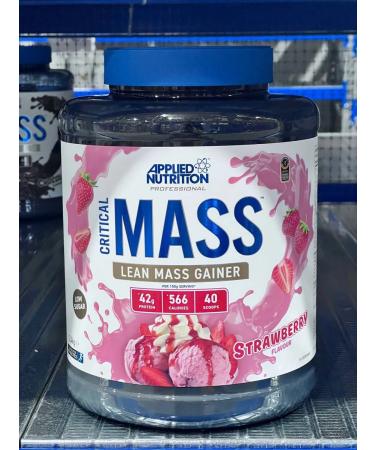 APPLIED NUTRITION Gainer for weight gain Critical Mass Prof. 2.4kg Strawberry