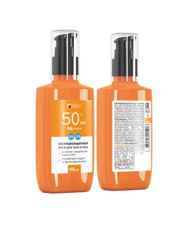 MILV Sunscreen for the face and body SPF 50+ 115 ml