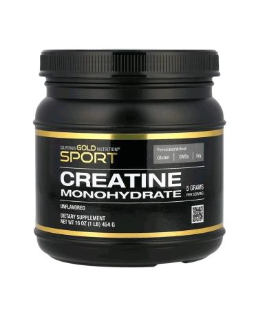 California Gold Nutrition Monohydrate creatine 454 g