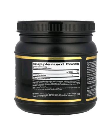 California Gold Nutrition Monohydrate creatine 454 g - Buy Online on GoSupps.com