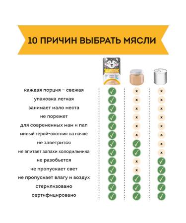 Puree meat baby rabbit 45g 7 pcs - Buy Online on GoSupps.com