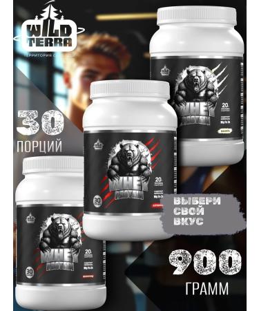 WILD TERRA Whelm protein for the muscle mass of Whey Protein 900g - Buy Online on GoSupps.com