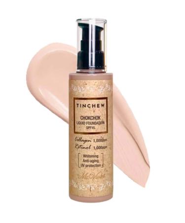 TINCHEW Moisturizing tonal base with collagen tone 13 - Buy Online on GoSupps.com