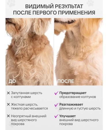 AMIGO Shampoo from tunes for dogs and cats 300 ml for combing - Buy Online on GoSupps.com