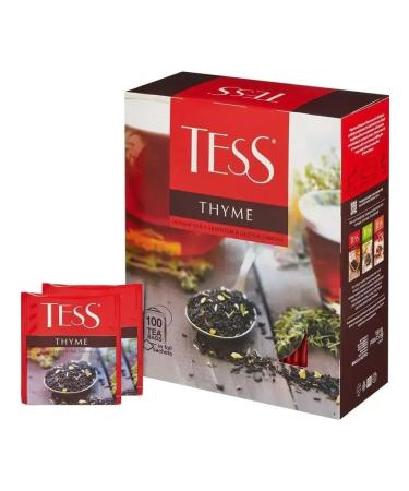 TESS Black tea Thyme with thyme and zest of lemon 100 bags