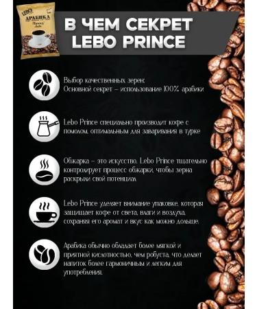 Coffee ground lebo prince for Turks 100% Arabica 10pcs - Buy Online on GoSupps.com
