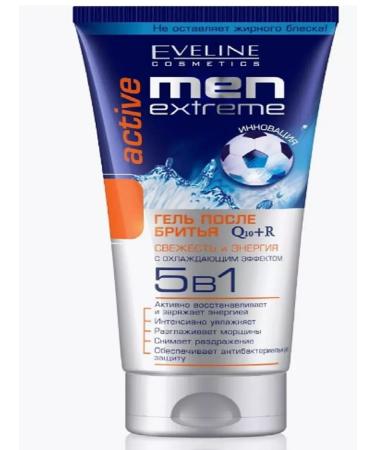 EVELINE Men Extreme Q-10 +R 5 in 1 gel after shaving Active