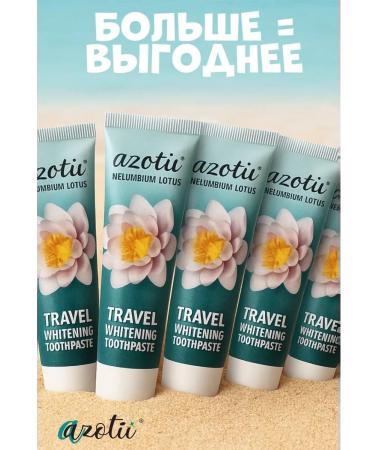 Azotii Road toothpaste with the taste of the lotus Travel Family 30 ml - Buy Online on GoSupps.com